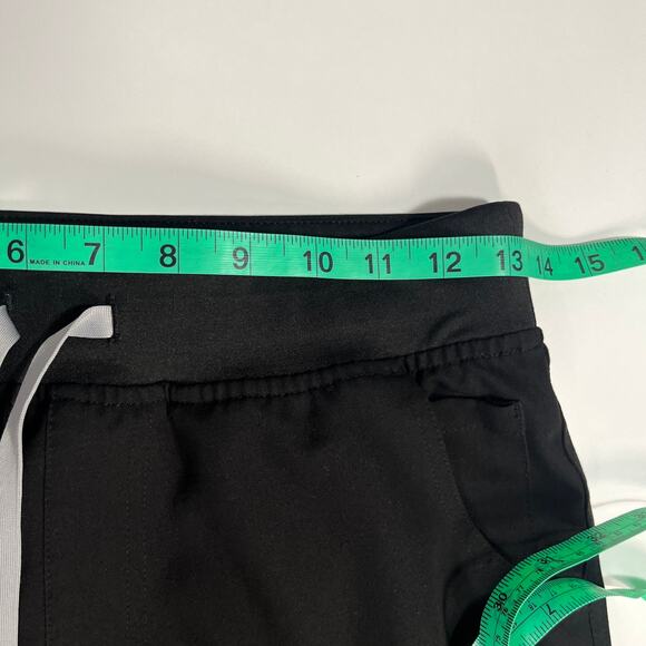 Figs Scrub Set Black Yola Skinny Pants XSP Catarina Top XSP Catarina Slim Top XS - Picture 15 of 16